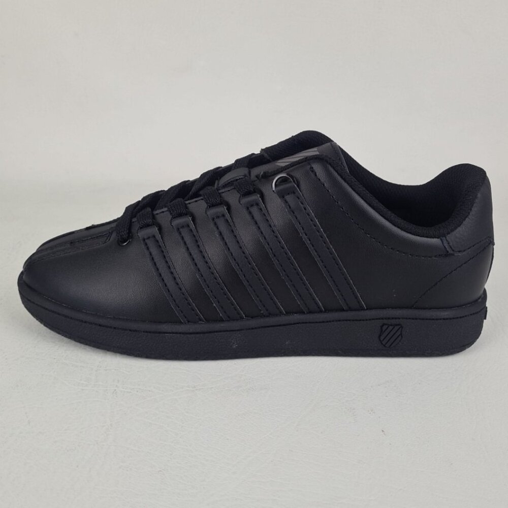 K-Swiss Classic Varsity Shoes Sneakers Sport Black Leather